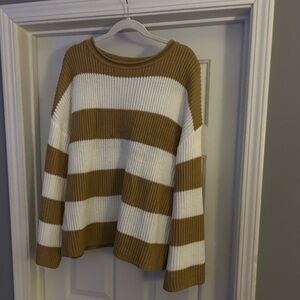 Striped sweater. Super cute. Oversized fit. Size XL